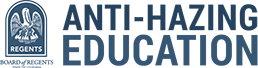 Anti-Hazing Education (Regents) Logo